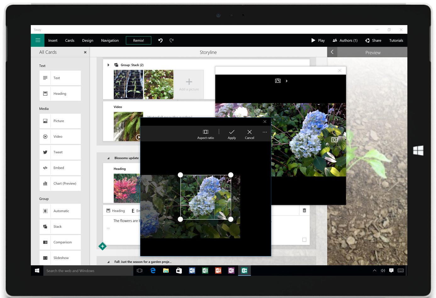 Announcing Sway General Availability Windows 10 App And More Microsoft 365 Blog