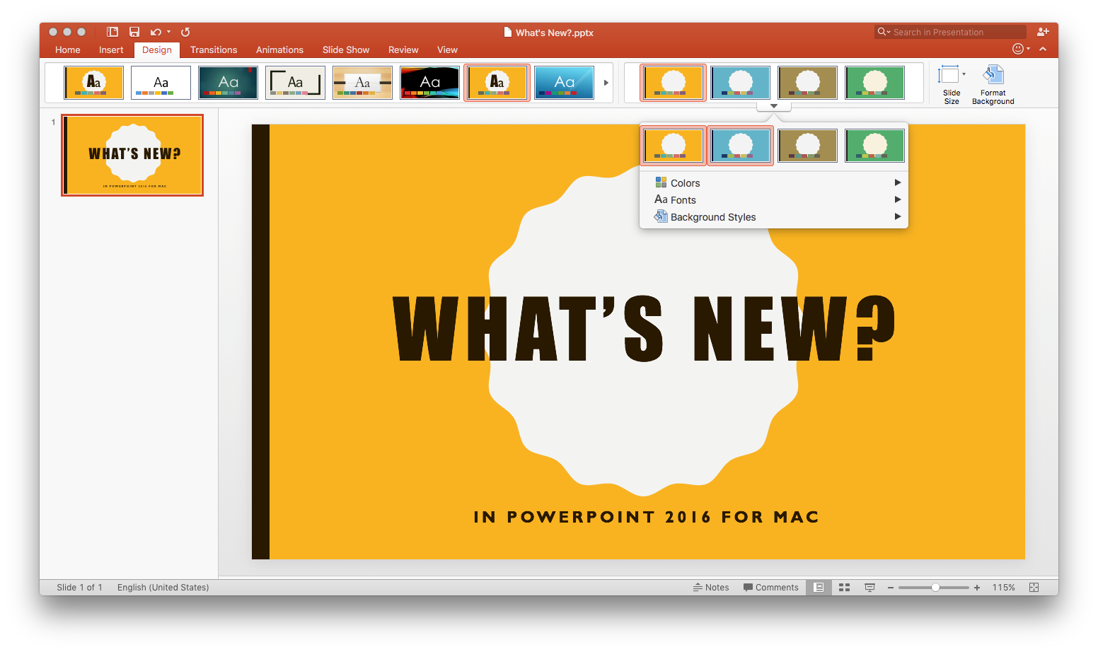 What S New In Powerpoint 2016 For Mac Microsoft 365 Blog