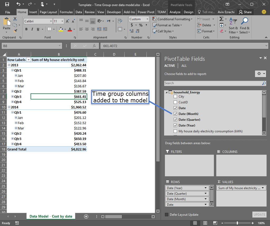 Excel Drill Down Pivot Chart