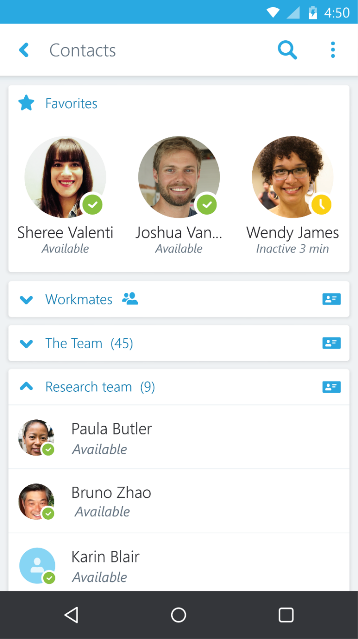 Skype for Business for Android now available - Microsoft ...

