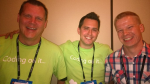 Jremy Thake  with Vesa Juvonen and Steve Walker 