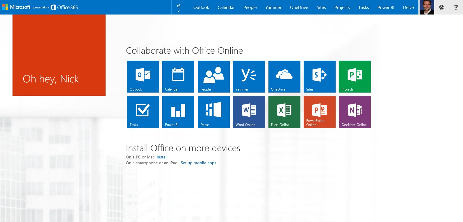 Launch documents and get started right away with the new Office 365 home  page | Microsoft 365 Blog