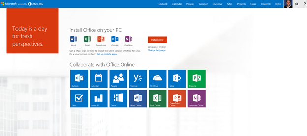 Launch documents and get started right away with the new Office 365 home  page | Microsoft 365 Blog
