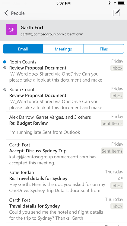 A deeper look at Outlook for iOS & Android 3