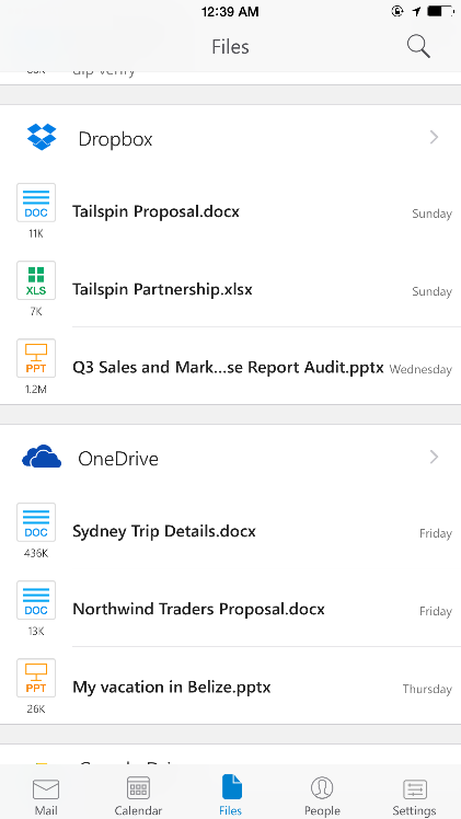 A deeper look at Outlook for iOS & Android 5