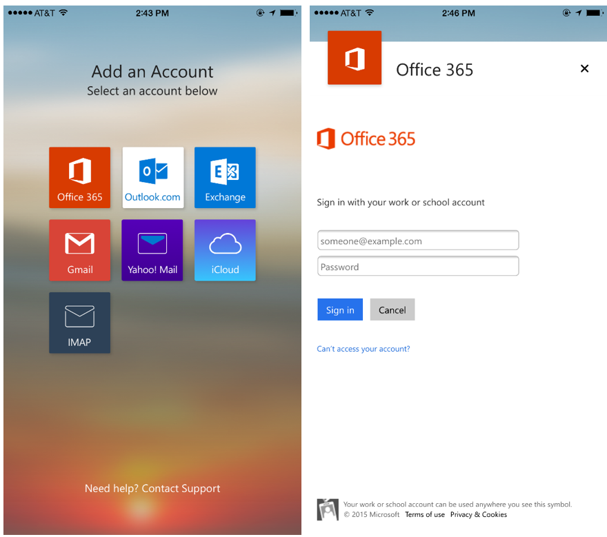 New access and security controls for Outlook for iOS and Android 1