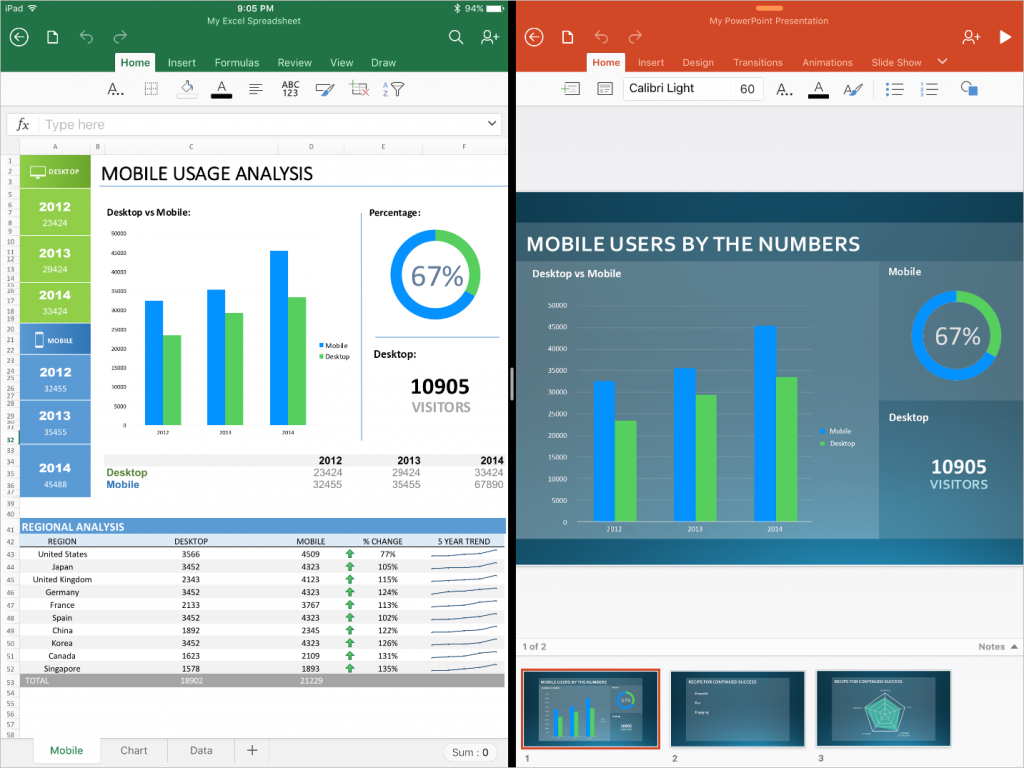 Microsoft Office apps are ready for the iPad Pro | Microsoft 365 Blog