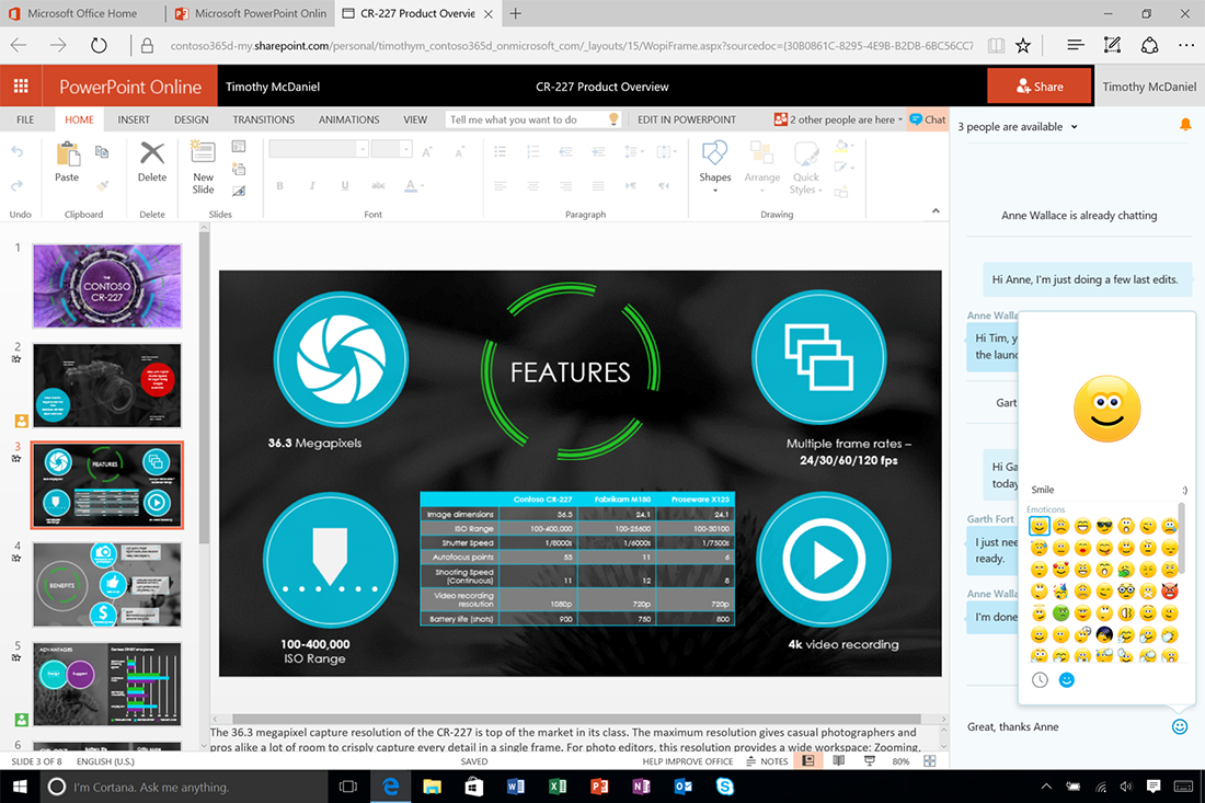 Office Online—chat with your co-editors in real-time | Microsoft 365 Blog