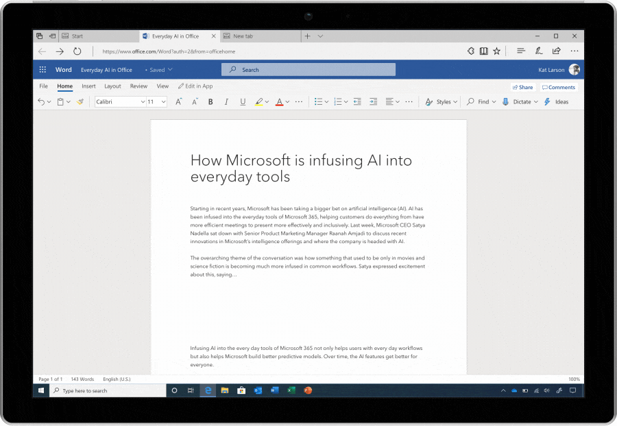 Microsoft announces new voice and pen features in Office built for its Surface hardware - OnMSFT.com - October 2, 2019