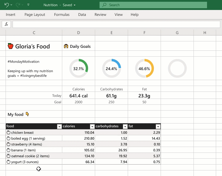 Creating reports in Excel. 
