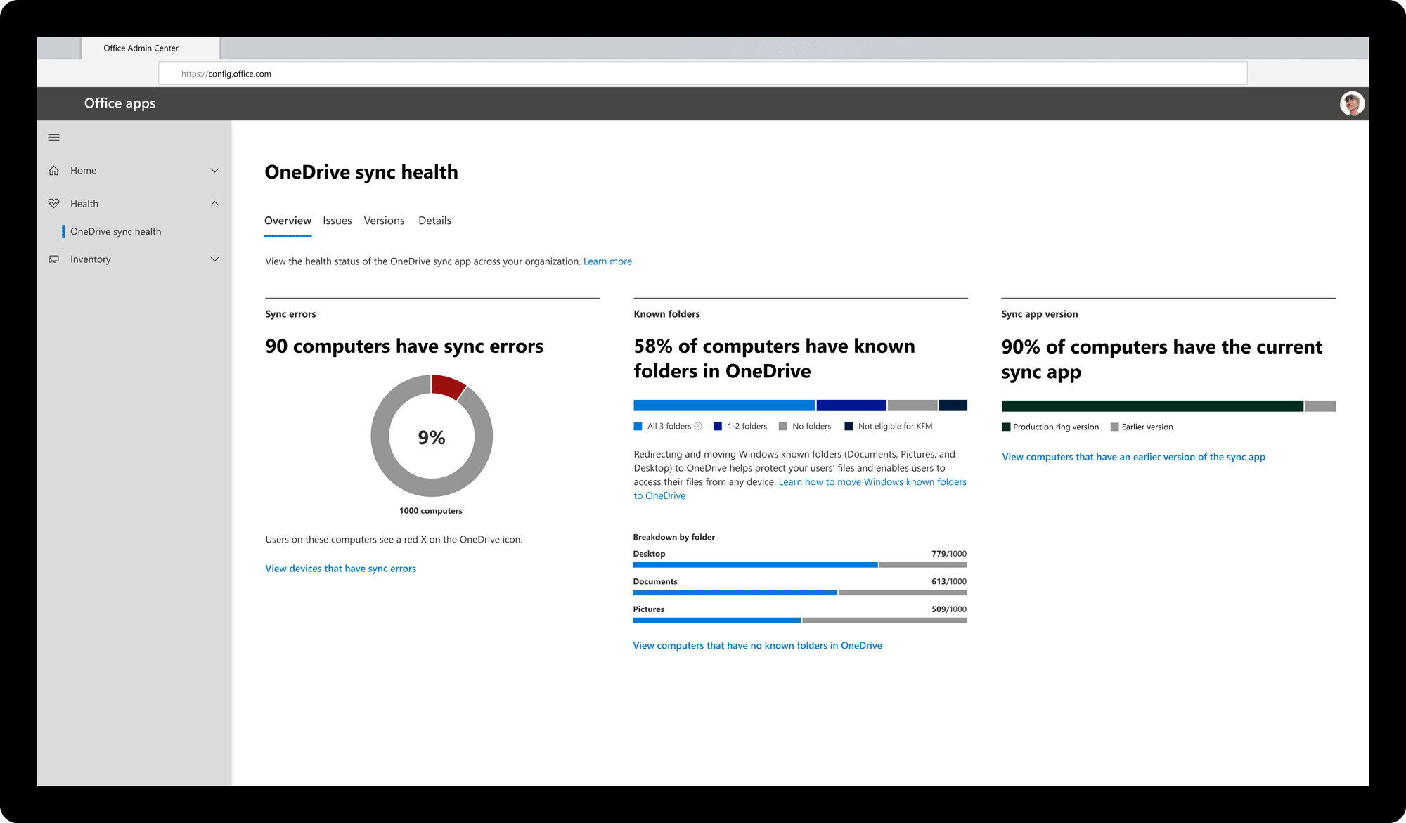 Image animée de Sync Reports.