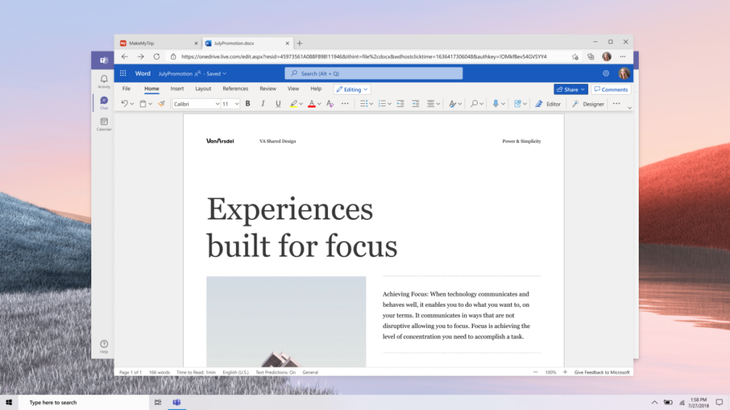 Edit and co-author files in Office web apps