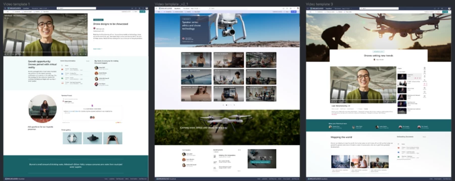 The updated Microsoft Stream web part displays single and multiple videos on SharePoint pages with inline playback.