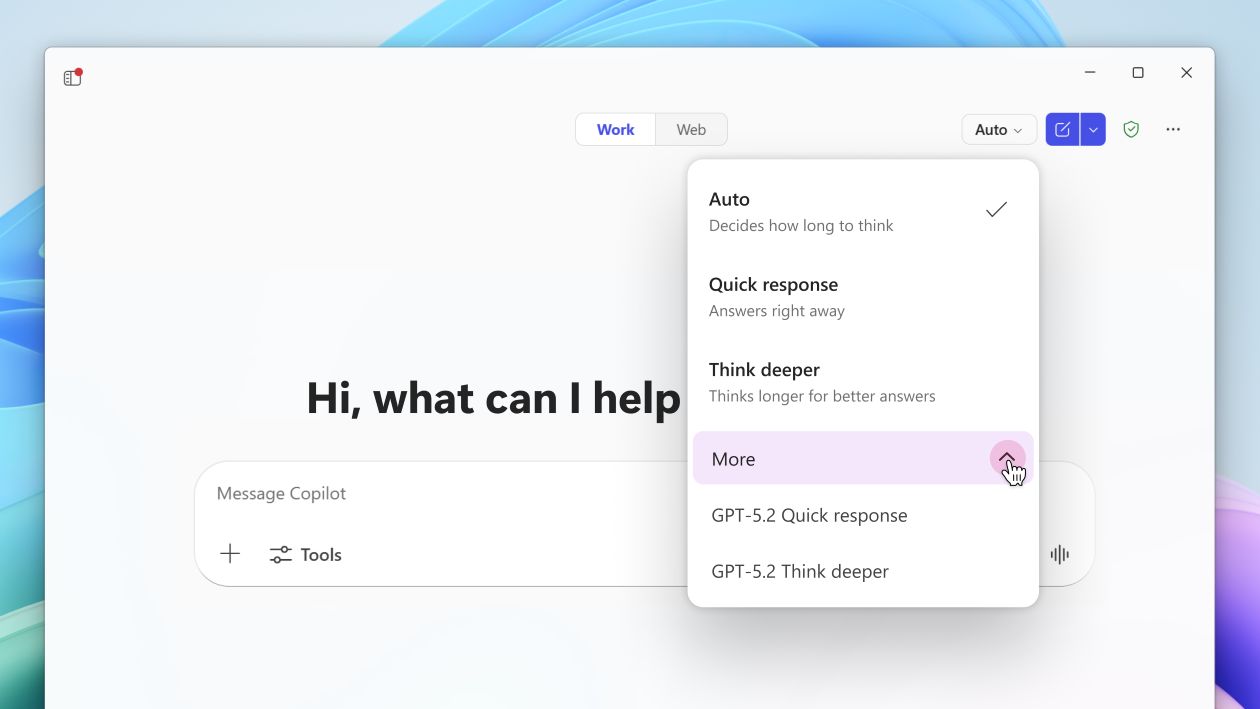 Microsoft 365 Copilot에 통합된 GPT‑5.2