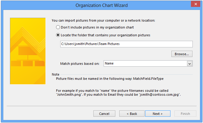 Visio Org Chart Wizard