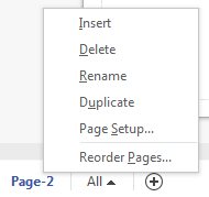 Duplicate page