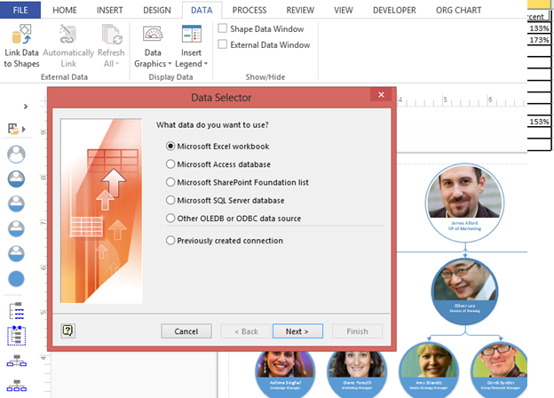 Insert Picture Into Visio Org Chart