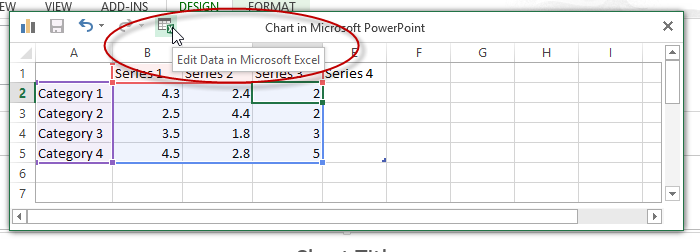 How To Close Chart Data Grid In Powerpoint