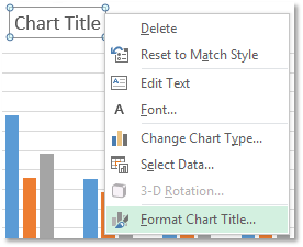 Formatting Charts In Excel 2013