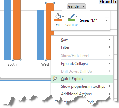 Excel Drill Down Pivot Chart