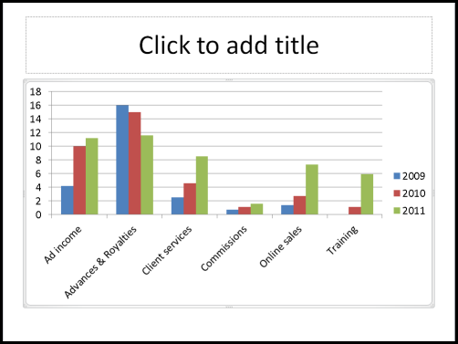 how to make a presentation in excel