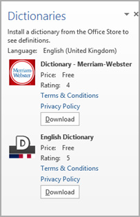 dictionaries of synonyms