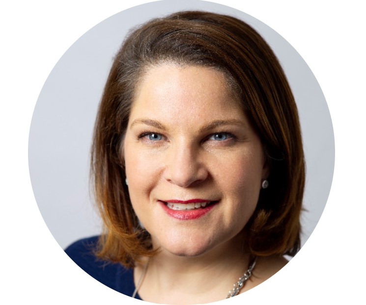 a woman smiling for the camera