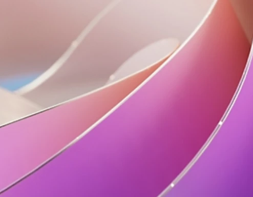 A decorative image of purple abstract art