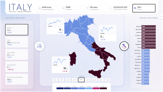 Graphical user interface, application, map.