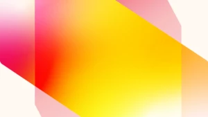 Abstract cube with spectrum