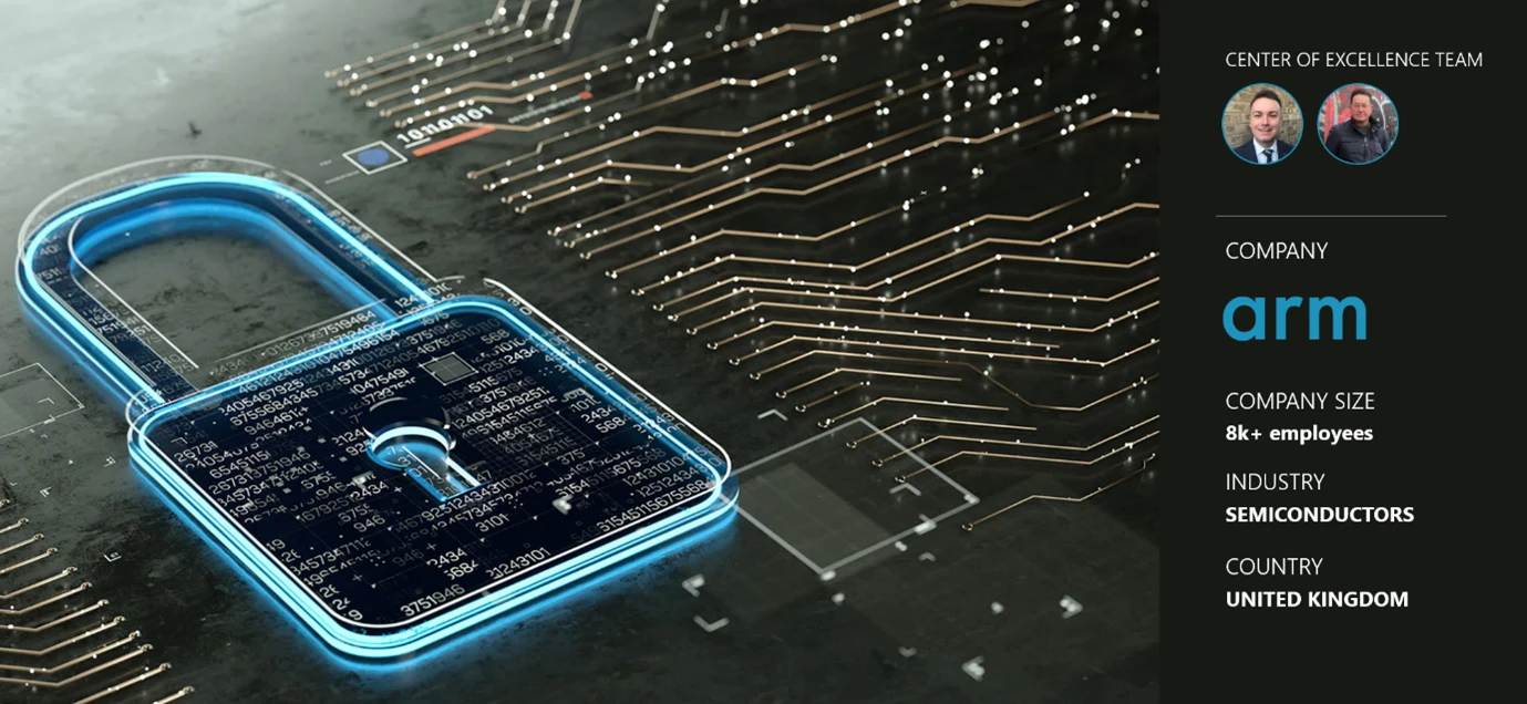 Banner image for Arm story on Power Platform Center of Excellence.