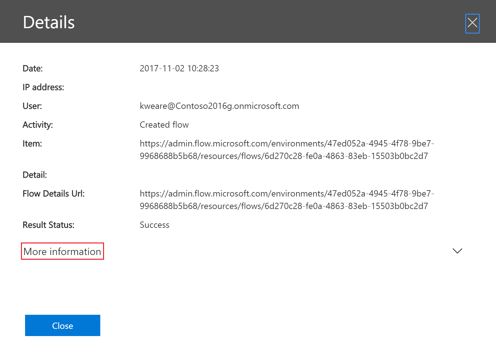 Microsoft Flow audit events now available in Office 365 Security & Compliance Center