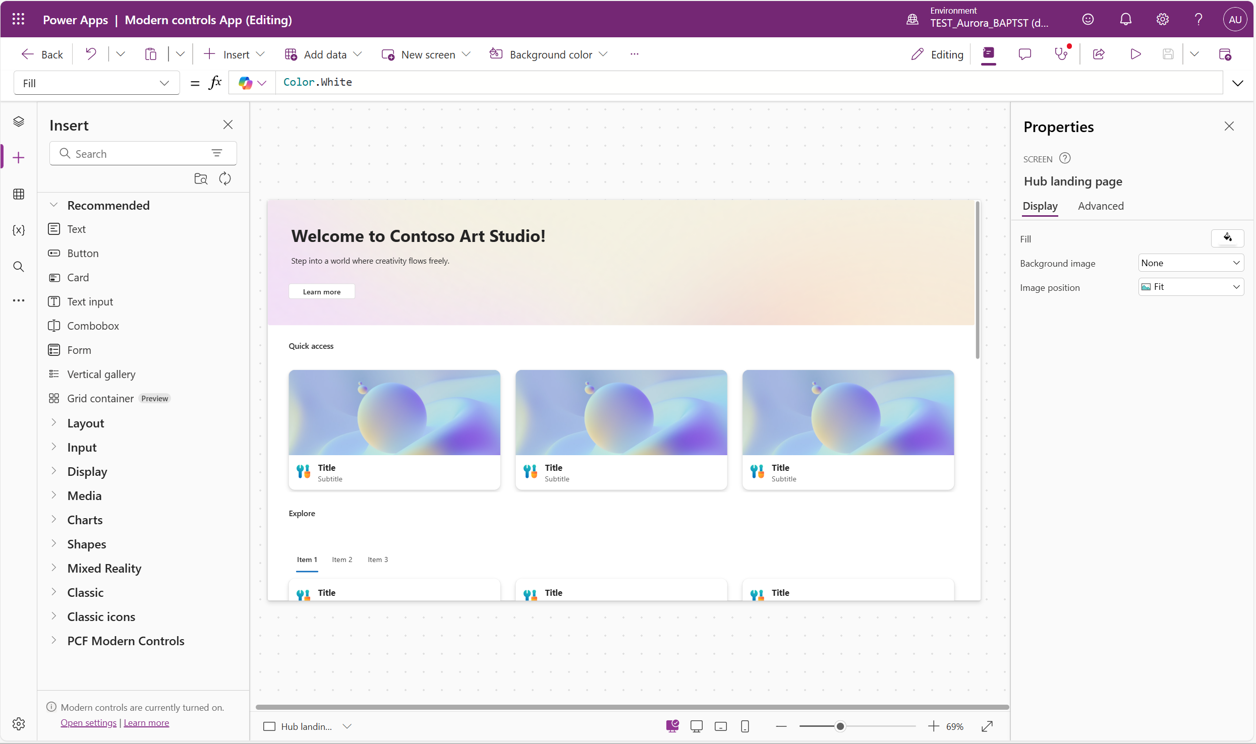 New quality updates to modern controls in canvas apps