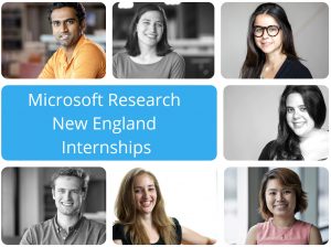 Microsoft Research New England internships - a group of people posing for a photo