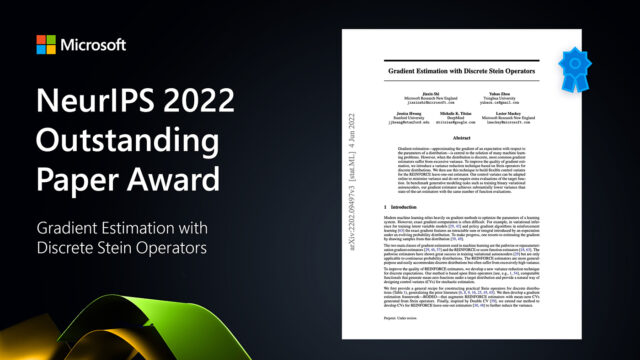 Image of NeurIPS 2022 Outstanding paper award for