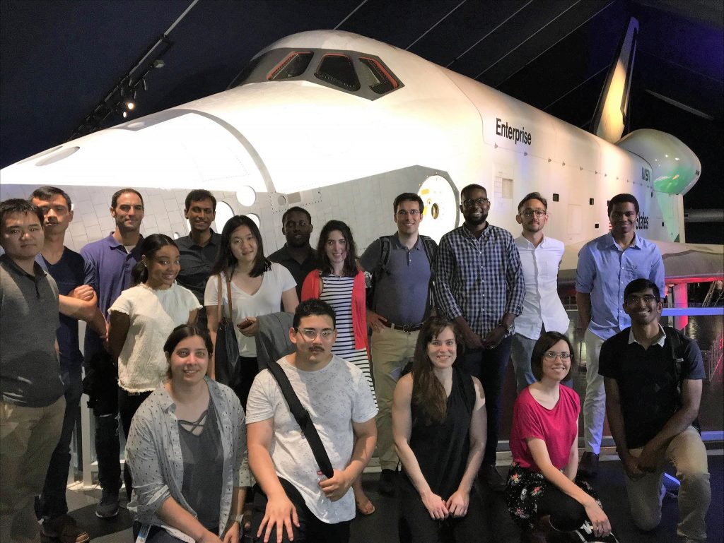 group of people visiting NASA