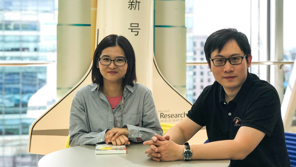 Bei Liu and Jianlong Fu of Microsoft research