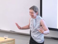 Associate Professor Vanessa Teague giving talk at Microsoft Research