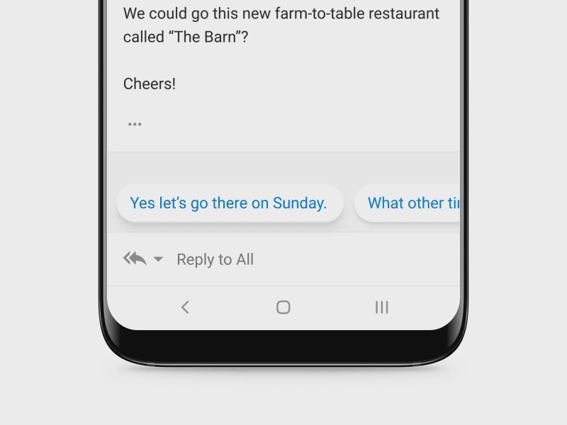 Once available, users will be able to quickly reply to a given message by tapping on a suggested reply.