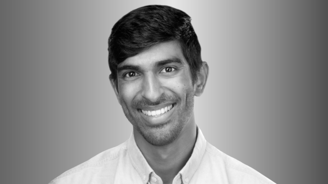 head shot of Dr. Akshay Krishnamurthy for the Microsoft Research podcast