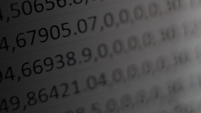 close-up of numbers for conference on Very Large Data Bases - VLDB 2020