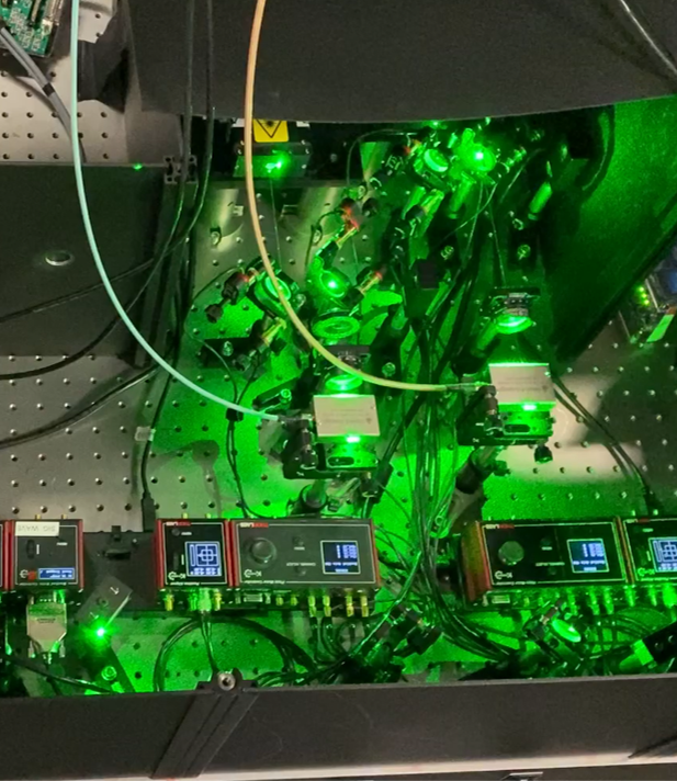 Holographic storage research testbed at Microsoft Research Cambridge