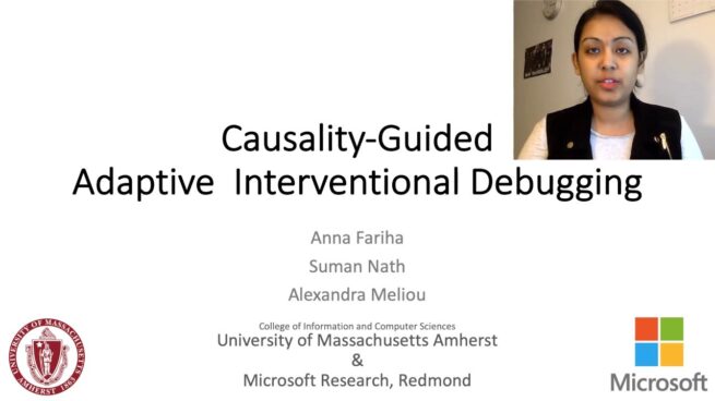 Causality-Guided Adaptive Interventional Debugging
