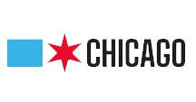 Urban Innovations: Chicago logo with red star and blue box