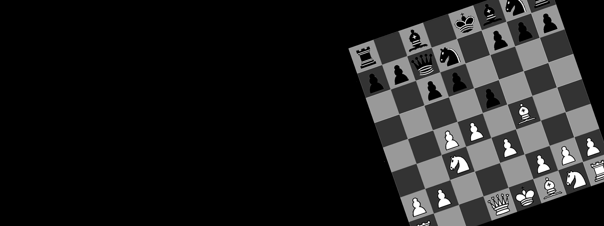 First attempt making a minimal chess wallpaper : r/chess