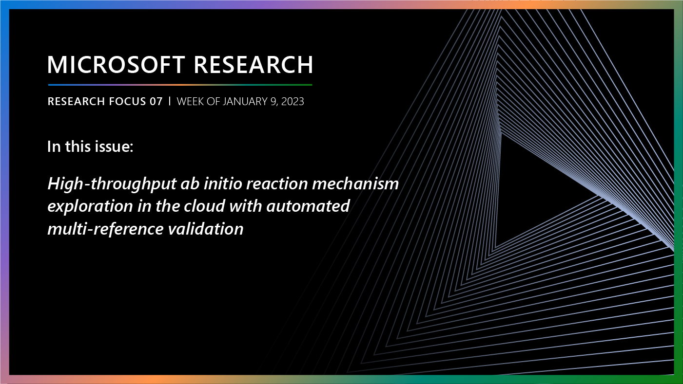 Microsoft Research - Research Focus 07 Week of January 9, 2023