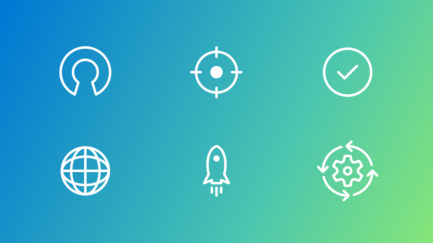 DeepSpeed4Science Initiative - graphic with 6 icons