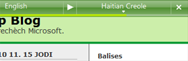 Microsoft Translator's Haitian Creole widget