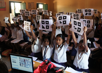 Schoolchildren in Bangalore