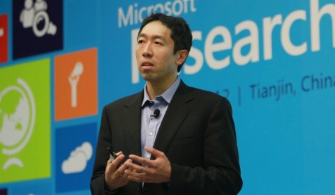 a man holding a sign